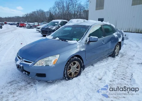 2007 Honda Accord 2.4 Ex из США, поврежденный, VIN 1HGCM56877A083802